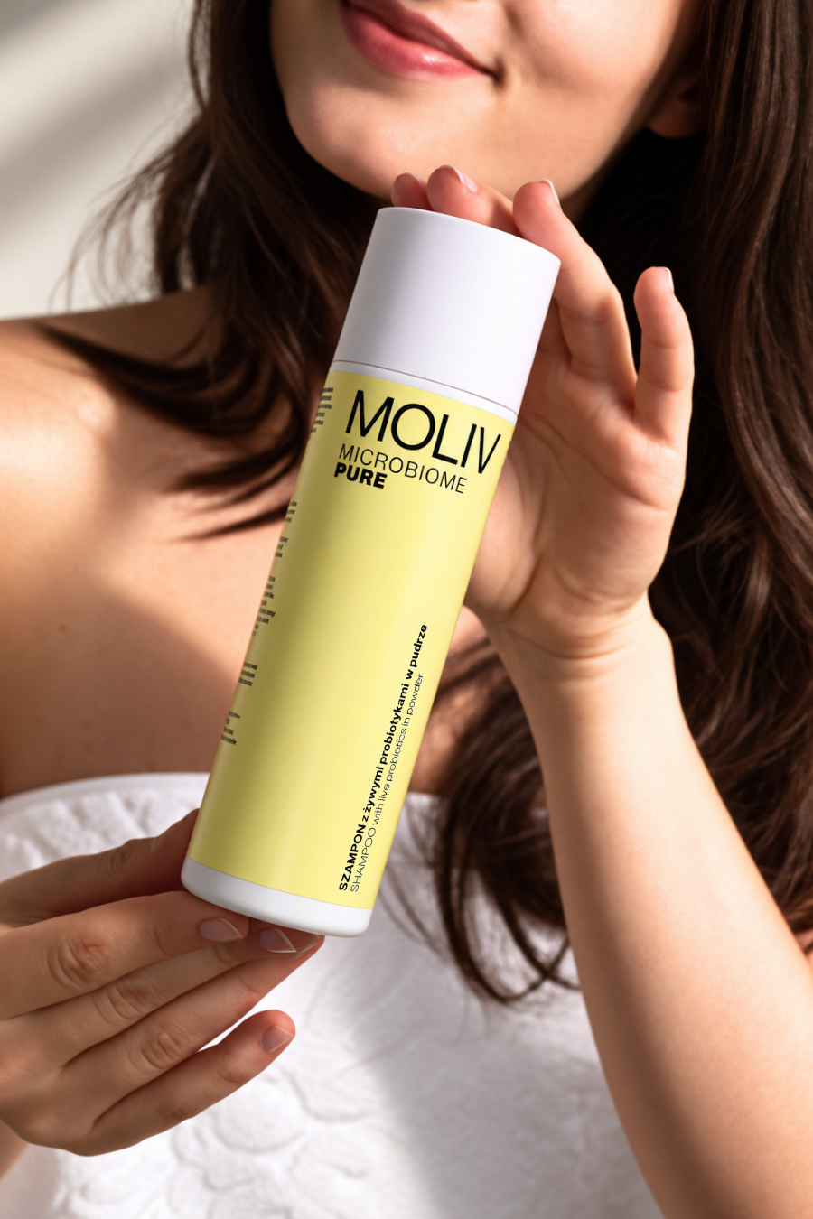MOLIV MICROBIOME PURE Szampon z żywymi probiotykami w pudrze | Odnowa Skóry Głowy i Mikrozłuszczenie. 120g - obrazek 2