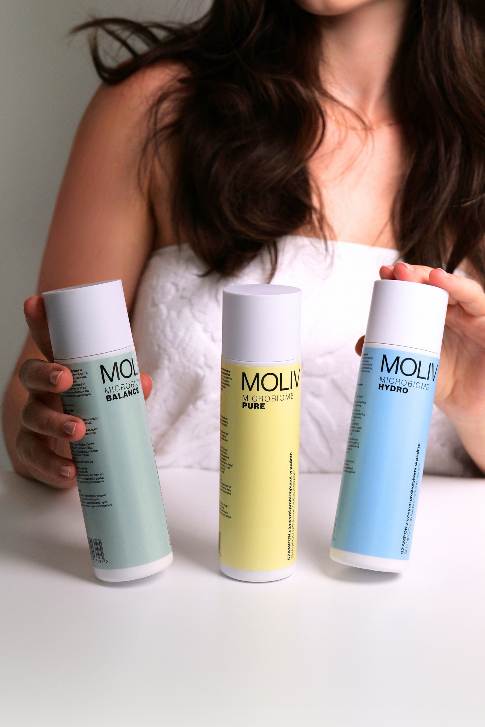 MOLIV MICROBIOME HYDRO Szampon z żywymi probiotykami w pudrze | Delikatna Formuła Kojąco-Nawilżająca. 120g - obrazek 4
