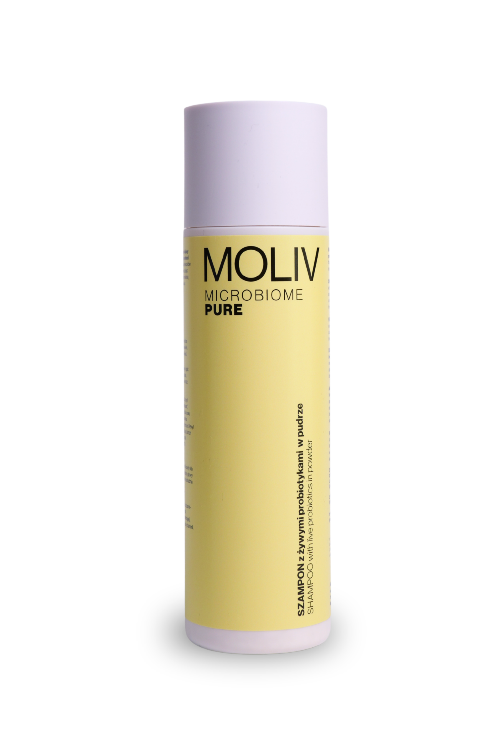 MOLIV MICROBIOME PURE Szampon z żywymi probiotykami w pudrze | Odnowa Skóry Głowy i Mikrozłuszczenie. 120g