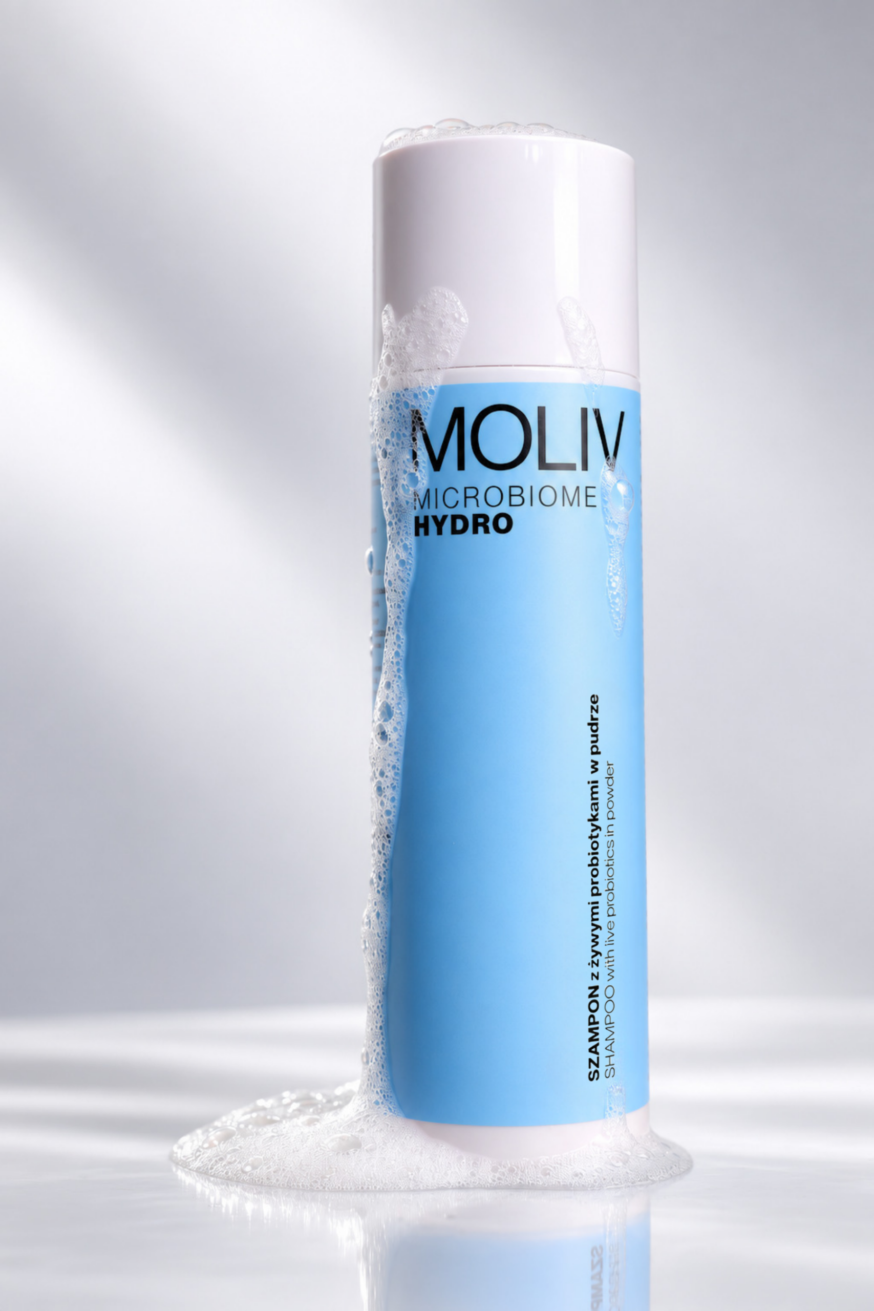 MOLIV MICROBIOME HYDRO Szampon z żywymi probiotykami w pudrze | Delikatna Formuła Kojąco-Nawilżająca. 120g - obrazek 2